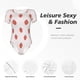 thumbnail image 4 of Balery Strawberry Body de cuello redondo de manga corta para mujer Tops de manga corta Tops básicos-Large, 4 of 7