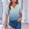 thumbnail image 4 of Lumivie Summer Tops For Women Cotton Tshirts Shirts For Women Cotton Plus Size Womens Blouses Dressy Casual Xs Womens T Shirts Loose Fit, 4 of 5