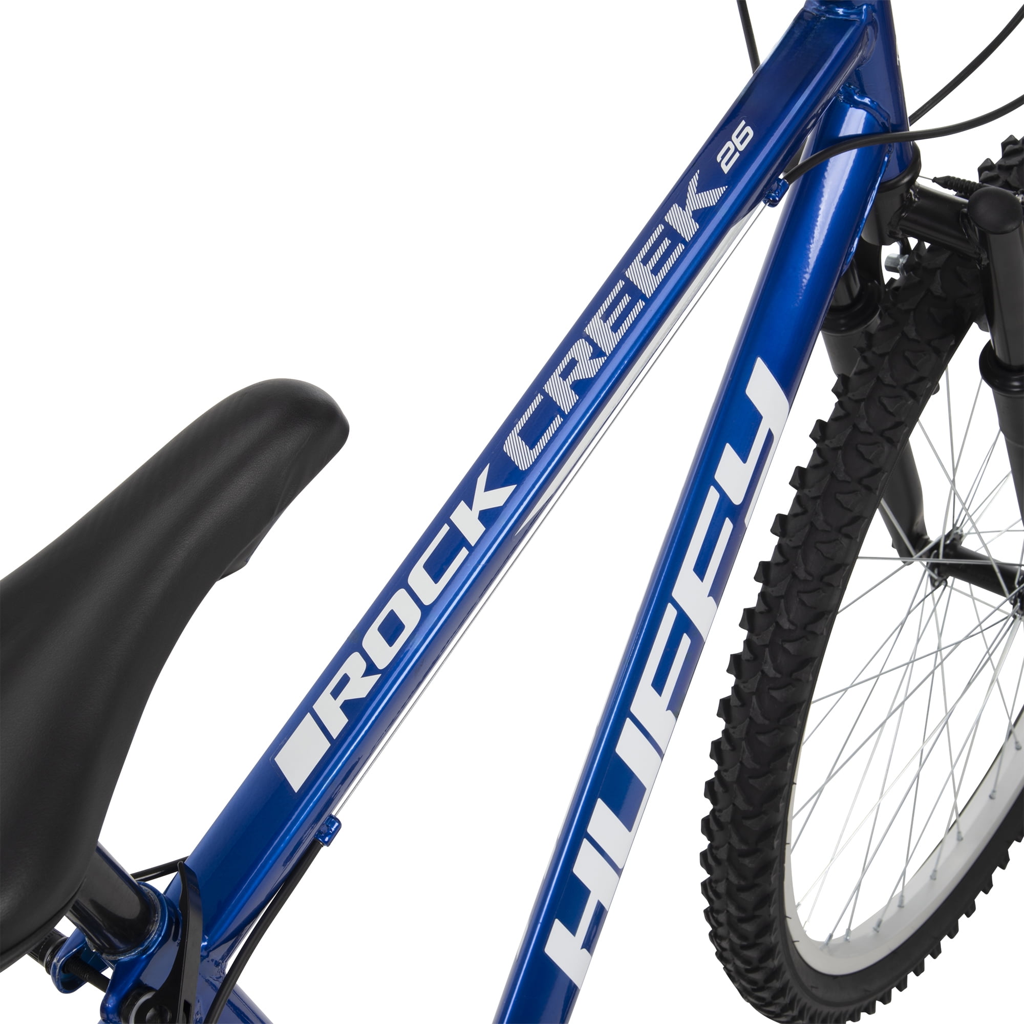 Huffy Rock Creek 26-inch Men’s 18-speed Mountain Bike, Blue, 13+ years old
