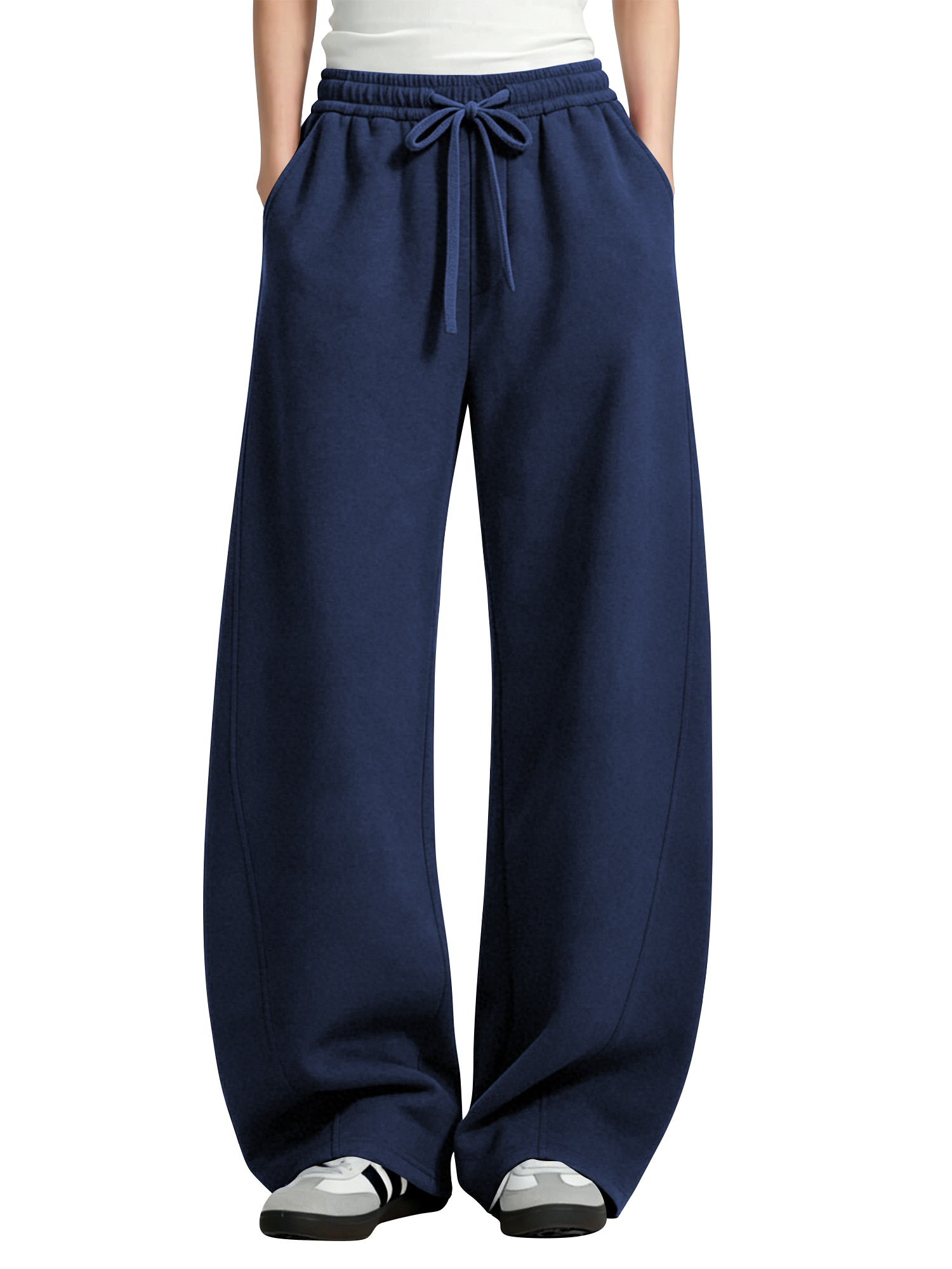 Temofon Women's Barrel Leg Sweatpants