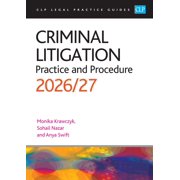 Sharpley Criminal Litigation: 2026/27: Legal Practice Course Guides (LPC) (Paperback)