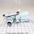 thumbnail image 6 of GE Washing Machine Drain Pump WH23X10028, 6 of 7