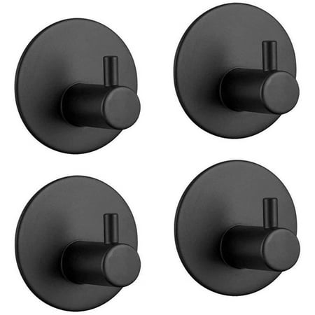 

4PCS Black Style Stainless Steel Hole Hook Home Decoration Bathroom Organizer Bathroom Rugs Bathroom Storage Bathroom Shelves Bathroom Can Bathroom Set Bathroom Organizer Countertop Bathroom Organizer