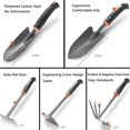 thumbnail image 3 of Gardening Tools,4 Pieces Adult Garden Tools, Lengthen Ergonomic Handles, with Shovels, Hand Rake, Manual Weeders, Hoe, 3 of 5
