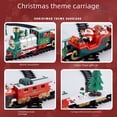 thumbnail image 5 of Tren eléctrico de juguete navideño, juguete de rompecabezas eléctrico para niños, regalo, 5 of 5