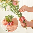 thumbnail image 3 of Spiral Flower Stem Holder Flower DIY Decor Table Living Room Office Wedding Transparent Large 1pc, 3 of 5