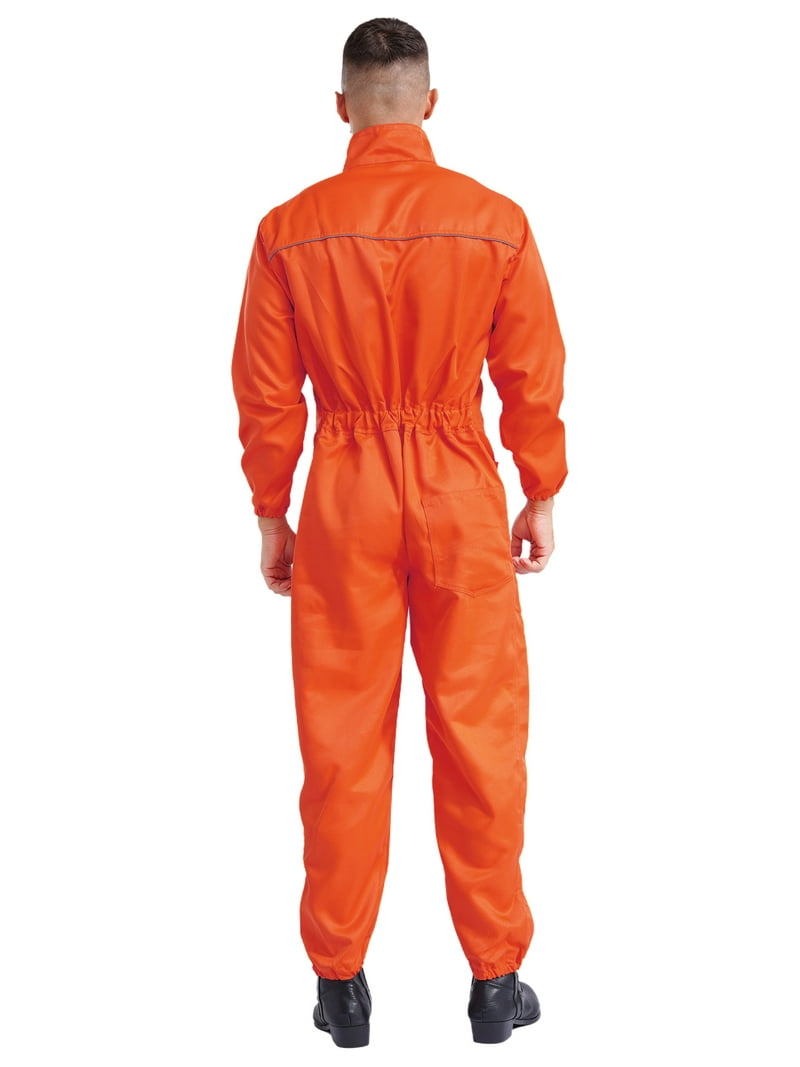 YONGHS Men's Industrial Coverall Long Sleeve Zipper Workwear