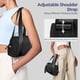 thumbnail image 3 of Mini bolsa de gimnasio para mujeres y niñas, pequeña bolsa de gimnasio con compartimento húmedo, bolsa de viaje impermeable, bonita bolsa deportiva de entrenamiento, Negro-12", Mini, Moda, 3 of 4