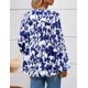 thumbnail image 5 of Camisa PRETTYGARDEN XL Blanca con Estampado Floral Azul y Botones, 5 of 8