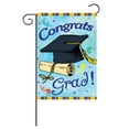 thumbnail image 1 of SXcggal Graduation Flags Banners Garden Decorations Double Polyester Graduation Theme Print For Indoor And Outdoor Celebrations Practical Basic Flags Banners For Garden, 1 of 5