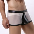 thumbnail image 1 of Calzones Para Hombre, Ropa Interior Transpirable, Súper Fina, De Algodón, Color Sólido, Con Apertura Rápida De Red., 1 of 6