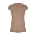 thumbnail image 2 of Hrsba Cute 2 Piece Outfits for Women,Print Short Sleeve Crew Neck Top with Lace Patchwork Summer Casual Outfits, 2 of 4