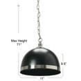 thumbnail image 2 of Robert Stevenson Lighting Robert Stevenson Lighting Hensley - Metal Ceiling Light, Black and Antique Nickel, 2 of 8