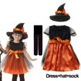 thumbnail image 1 of Baby Girls Christmas Santa Claus Costume Kids Cosplay Tutu Red Dresses Children Dress Up Clothes With Hat Carnival Party Gift, 1 of 4