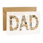 Hallmark Signature Wood Birthday Card for Dad (Nuts and Bolts)