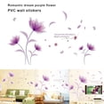 thumbnail image 2 of Adhesivo de pared de flores Injueey Autoadhesivo PVC, 2 of 6