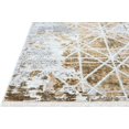 thumbnail image 5 of HR Area Rug Marble Rug Gold Floor Mat Thin, Soft Rug Abstract Carpet Foldable Accent Rug Dining Room Living Room Random Scratch line Pattern Rugs for Modern Decor, 5x 7 Gold, Mocha, Bone, 5 of 6