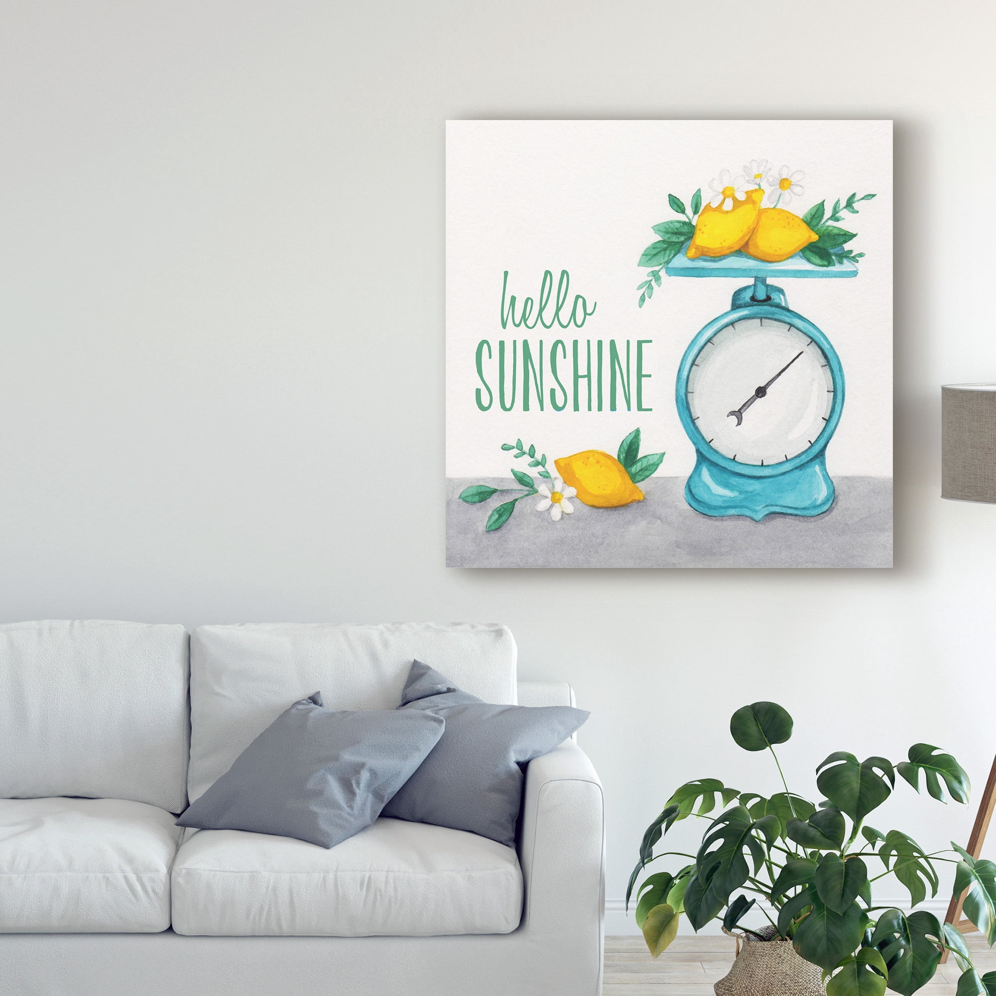 Trademark Fine Art 'Lemon Scale I' Canvas Art by Gabrielle McClure