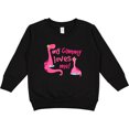 thumbnail image 2 of Inktastic My Gammy Loves Me Girl Dinosaur Toddler Sweatshirt, 2 of 4