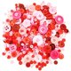 thumbnail image 1 of Esoca 650 botones rojos para manualidades, botones rojos rosas para manualidades, varios botones de resina, lote de botones rojos para manualidades, 1 of 1