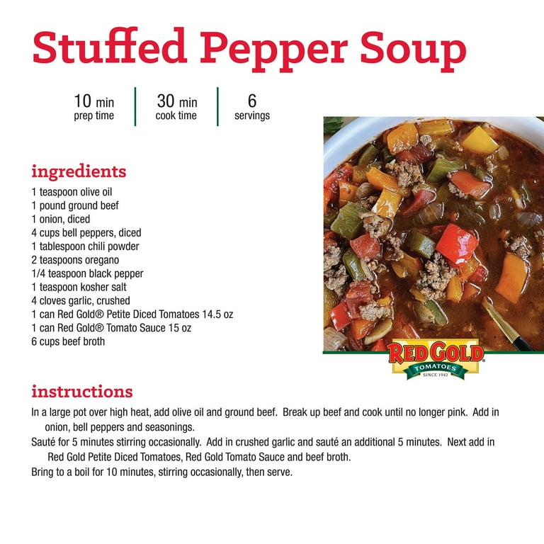 Red Gold Petite Diced Tomatoes, 28 Oz, Finely Chopped, Great for