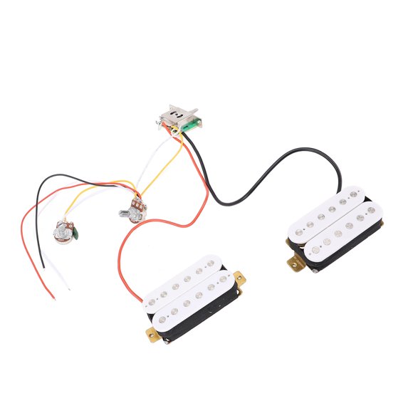 HH Pickup, HH Electric Guitar Pickup Long Lasting White  for Upgrade