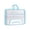 Blue, variant on PEIBang Mesh Zipper Pouch,Large Transparent File Bag with Handle,14"x11" Foldable Document Storage for Puzzle Project Cross Stitch Travel and Office