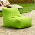 thumbnail image 2 of Jaxx Ponce Outdoor Bean Bag Chair - Weather Resistant Patio and Poolside Lounge Seating, Lime Green, 2 of 8