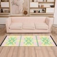 thumbnail image 2 of Yayeee Runner Rug for Bedroom 2'x6' Machine Washable Hallway Non Slip Mat, Retro Beige Stars, 2 of 8