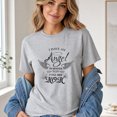 thumbnail image 3 of Jollimate I Have An Angel In Heaven I Call Her Mom Shirt, Memorial Graphic Tee, Remembrance Gift, 3 of 6