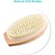 thumbnail image 5 of Back Scrubber for Shower with Long Wooden Handle,Body Brush for Exfoliating Skin with Soft and Stiff Bristles,Shower Brush Bath Brush Body Scrubber fo, 5 of 5