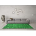 thumbnail image 3 of Ahgly Company Indoor Rectangle Oriental Green Industrial Area Rugs, 6' x 9', 3 of 4