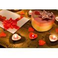 thumbnail image 4 of Juego de 50 velas aromáticas con forma de corazón decorativas para fiestas de cumpleaños (rojo) Adepaton QH-953, 4 of 7