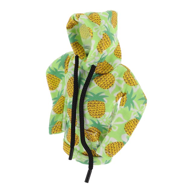 Unique Bargains Automotive Manual Gear Shift Knob Cover Green Polyester Fruit Hoodie Style