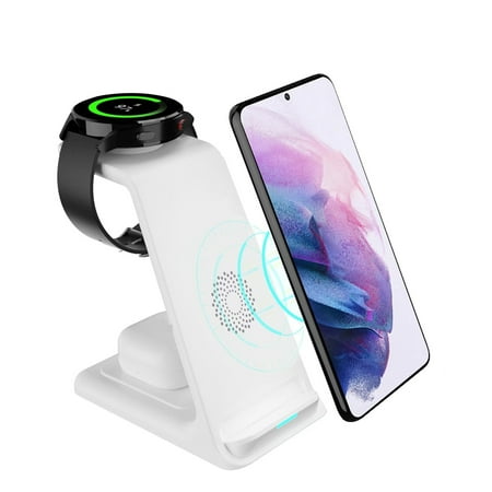 15W Wireless Chargers Stand Fast Charging Station For Smart Phone Earphone Watch 15W Wireless Chargers Stand Fast Charging Station For Smart Phone Earphone Watch