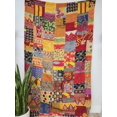 thumbnail image 4 of Handmade Cotton Vintage Patchwork Kantha Quilt One Piece Bohemian Reversible Sari Kantha Throw, 4 of 16