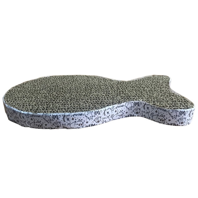 Trayknick Cat Scratcher Eco-friendly Compact Corrugated Paper Higher Density Cat Scratching Pad for Family