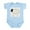 Sky Blue, variant on CafePress - Stick Figure Sheep Infant Bodysuit - Baby Light Bodysuit, Size Newborn - 24 Months