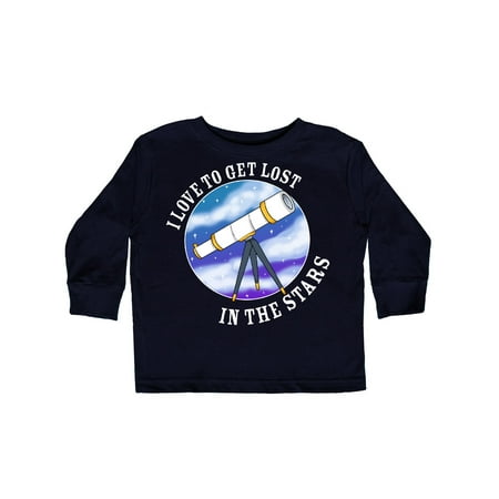 

Inktastic I Love to Get Lost in the Stars Gift Toddler Boy or Toddler Girl Long Sleeve T-Shirt
