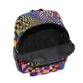 thumbnail image 6 of FORMRS School Backpack with Front Zippered Pocket 12" Student Travel Daypack, Colorful Wavy Plaid, 6 of 6