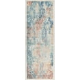 thumbnail image 3 of Traditional 2x8 Area Rug (2'7'' x 7'3'') Floral Multi-Color Indoor Runner Easy to Clean, 3 of 7