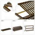 thumbnail image 2 of Amdohai Solid Bamboo Shoe Rack Foldable Freestanding Shoe Shelf Installation-Free Shoe Organizer, 2 of 9