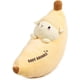thumbnail image 1 of 21.7" Banana Plush Pillow Cute Sheep Stuffed Animal Kawaii Squishy Anime Banana Plushie Soft Hugging Pillow Plush Toy Gifts for Kids Boys Girls Hallow, 1 of 4