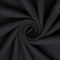Cotton Flannel Fabric 45" Wide Soft Warm Comfy Many Colors By The Yard (Black)