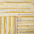thumbnail image 6 of SAFAVIEH Rag Elena Striped Cotton Area Rug, Gold/Multi, 6' x 9', 6 of 8