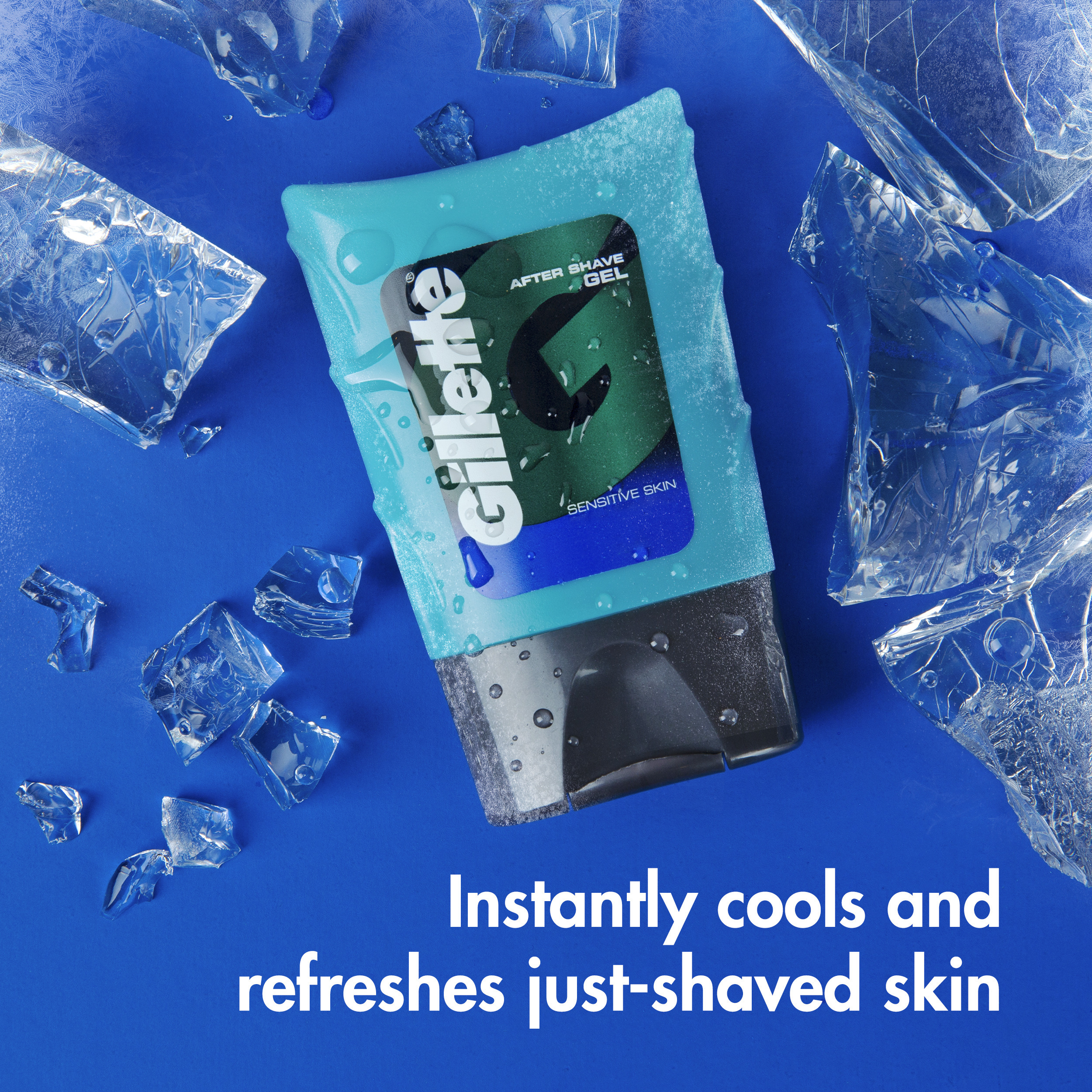 Gillette Aftershave Gel for Men, Sensitive Skin, 2.5 oz - image 3 of 7
