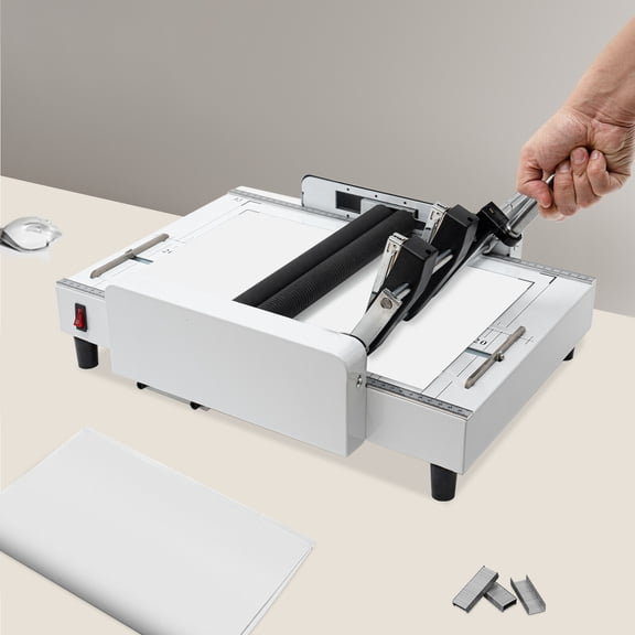 A3 Booklet Maker, Paper Folding Machine, Binding& Folding Machine, Binding & Folding Speed: About 200-300Books/h