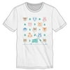 Juniors Animal Crossing Video Game Icons White Graphic Tee-M