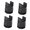 Black Height adjusta, variant on WIND LAND 4Pcs Furniture Leg Risers Bed Foot Pads with Clamp Easy to Installation