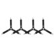 thumbnail image 1 of Sujetadores de sábanas de 4 piezas, clips de retención para el hogar, hebilla antideslizante ajustable para sofá de cortina, color negro Vogacara HA5429-01, 1 of 6